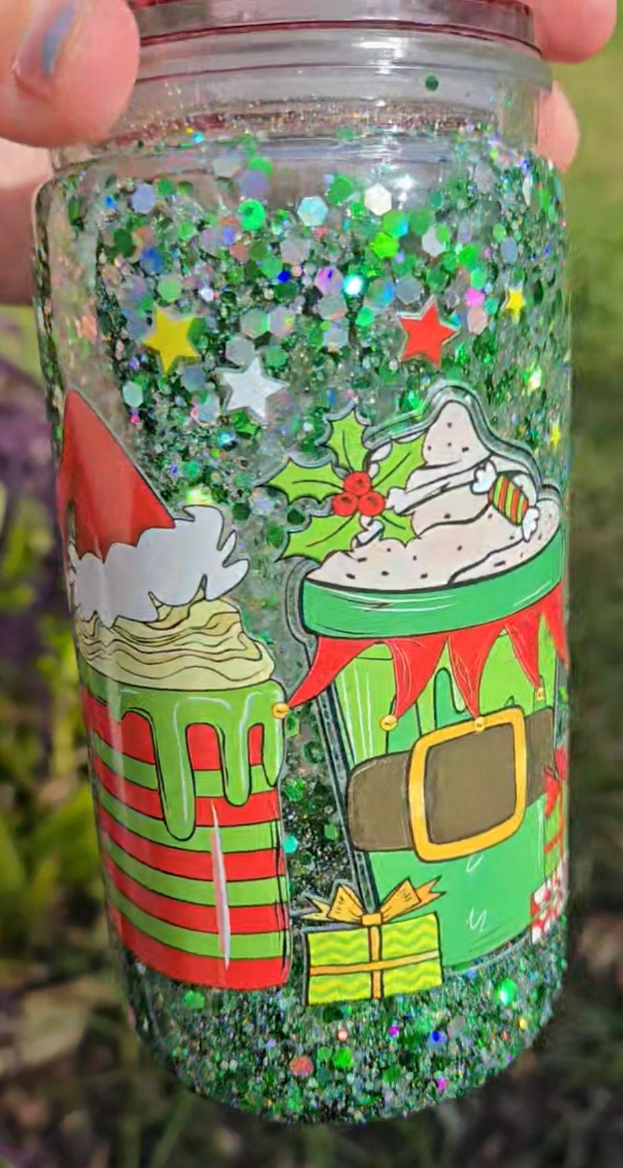 Christmas Snow Globe Tumbler