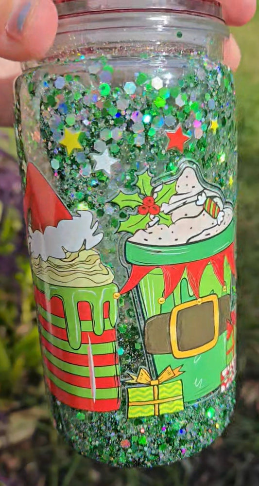 Christmas Snow Globe Tumbler